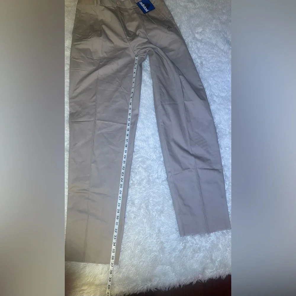 Adidas men’s khaki golf pleated pants size 36